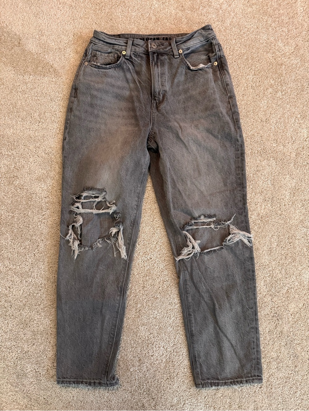 American Eagle Mom Jeans • 6 SHORT
